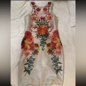 Floral Print Bodycon Dress